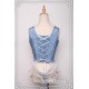 Krad Lanrete Le Retentissement De Versailles SP Shirred Top, Corset Top and Open Front Skirt Sets(Limited Reservation/7 Colours/Full Payment Without Shipping)